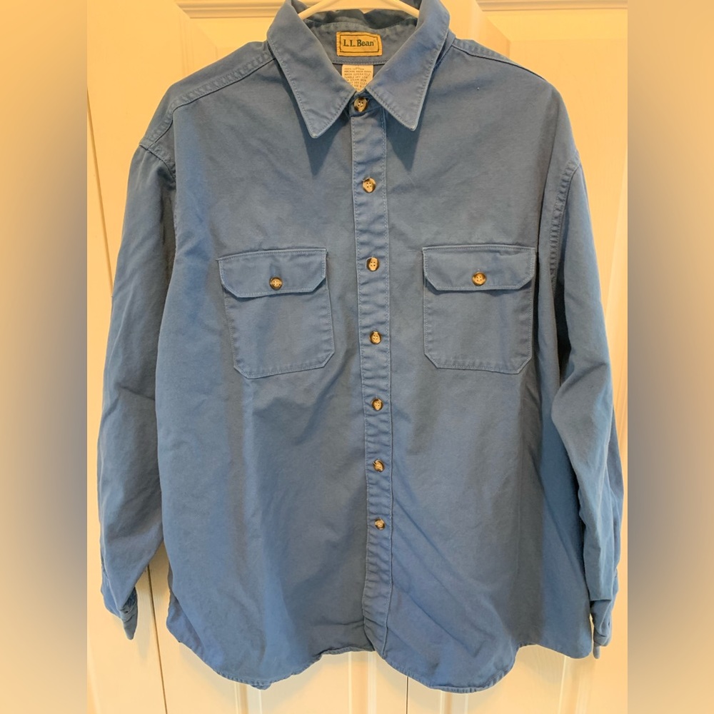 LL Bean Rugged Button Down XL